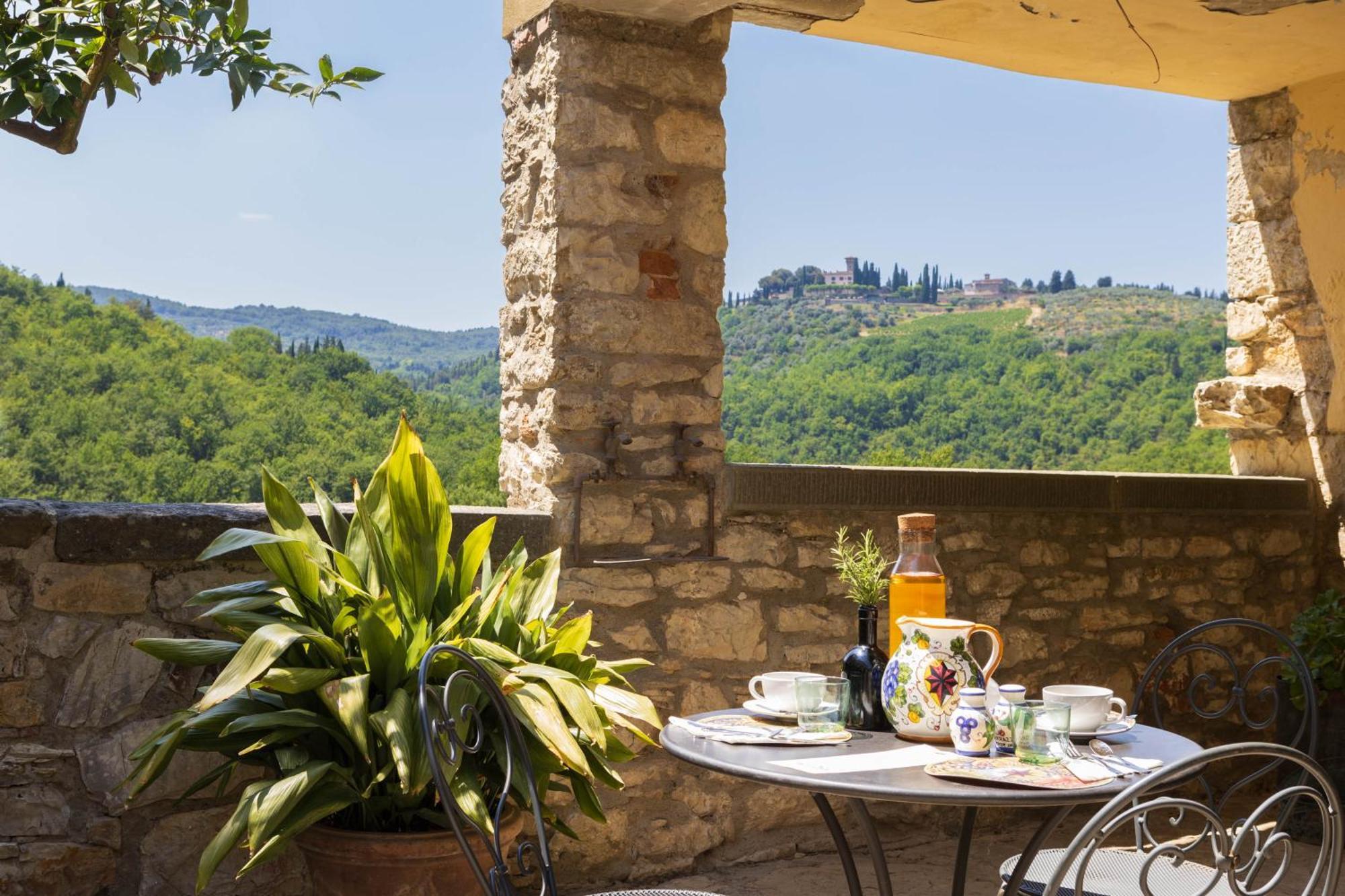 Foresteria Castello Di Verrazzano 基安蒂格雷夫 外观 照片